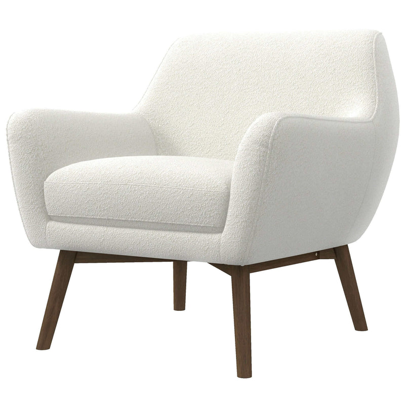 Panom - Lounge Chair - Brown / White - R&R Furniture Gallery (Fountain Valley, CA)