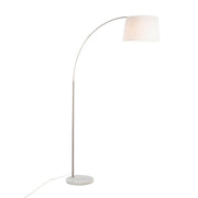 Lumi Source March contemporary design floor lamp with sleek metal stand and modern shade, ideal for living room lighting.