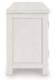 Robbinsdale - Extra Large TV Stand - Antique White - R&R Furniture Gallery (Fountain Valley, CA)