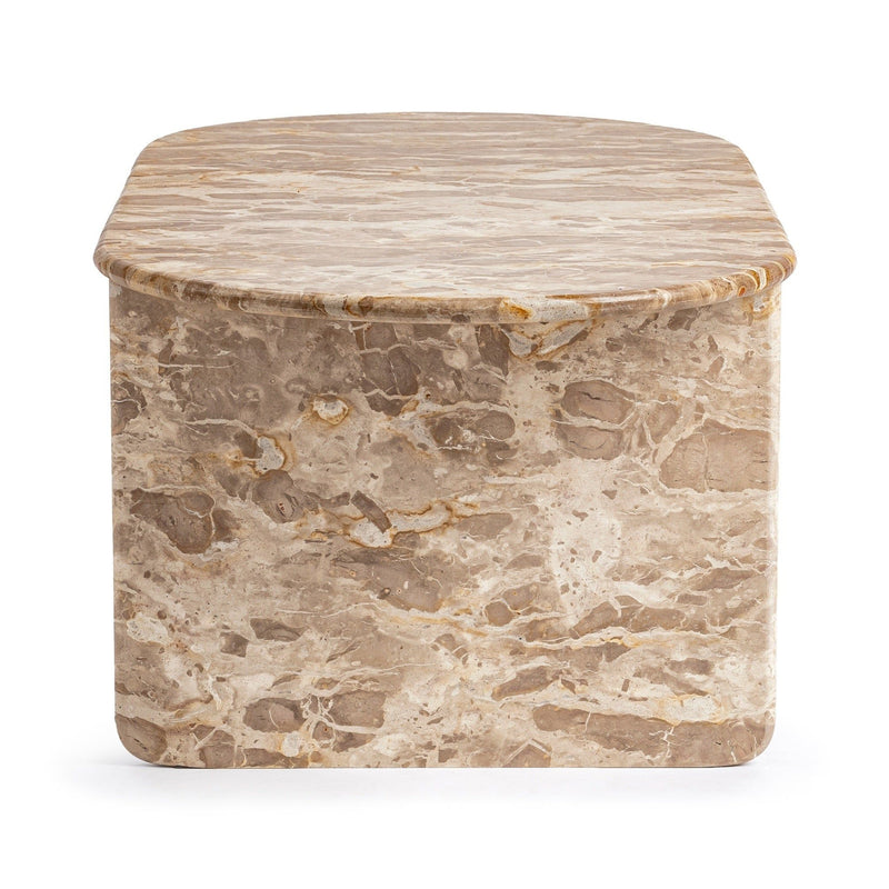 Jaylani - Oval Coffee Table - Desert Drift
