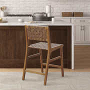 Oslo - Counter Stool - Brown - R&R Furniture Gallery (Fountain Valley, CA)