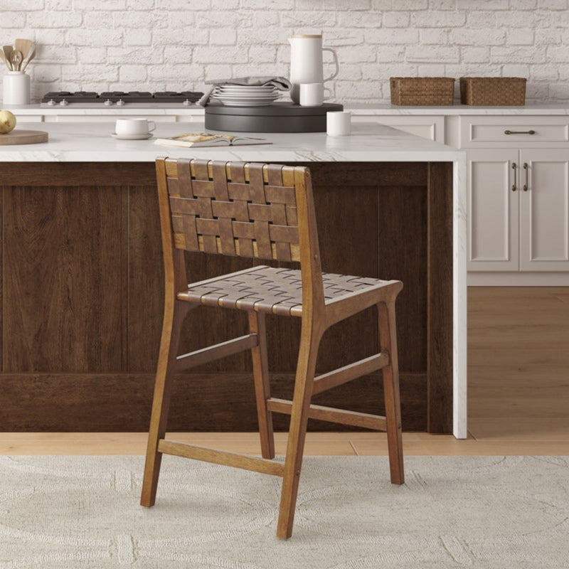 Oslo - Counter Stool - Brown - R&R Furniture Gallery (Fountain Valley, CA)