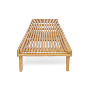 Nadine - Stylish Chaise Lounge Chair - Teak - R&R Furniture Gallery (Fountain Valley, CA)