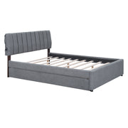 Upholstered Platform Bed With Trundle - R&R Furniture Gallery (Fountain Valley, CA)