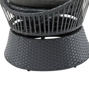 Modern Swivel Wicker Lounge Chair With Round Design - R&R Furniture Gallery (Fountain Valley, CA)