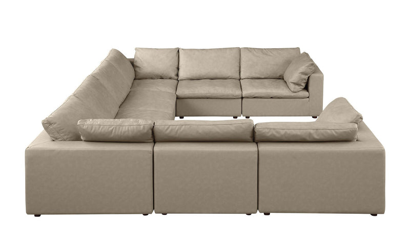 1100 - 8-Piece U-Shaped Sectional In Top-Grain Italian Leather