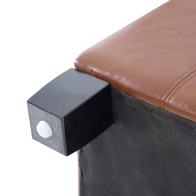 Square Tufted Indoor Ottoman With Lift-Top Storage - R&R Furniture Gallery (Fountain Valley, CA)