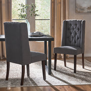 Sophisticated Tufted Dining Chair With High Back Design - R&R Furniture Gallery (Fountain Valley, CA)