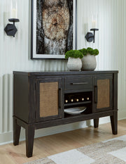 Galliden - Dining Room Server - Black - R&R Furniture Gallery (Fountain Valley, CA)