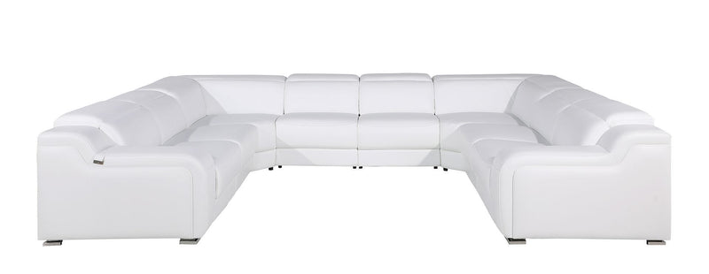 1116 - 8-Piece U-Shaped Sectional Sofa In With 4 Power Recliners & Power Headrests
