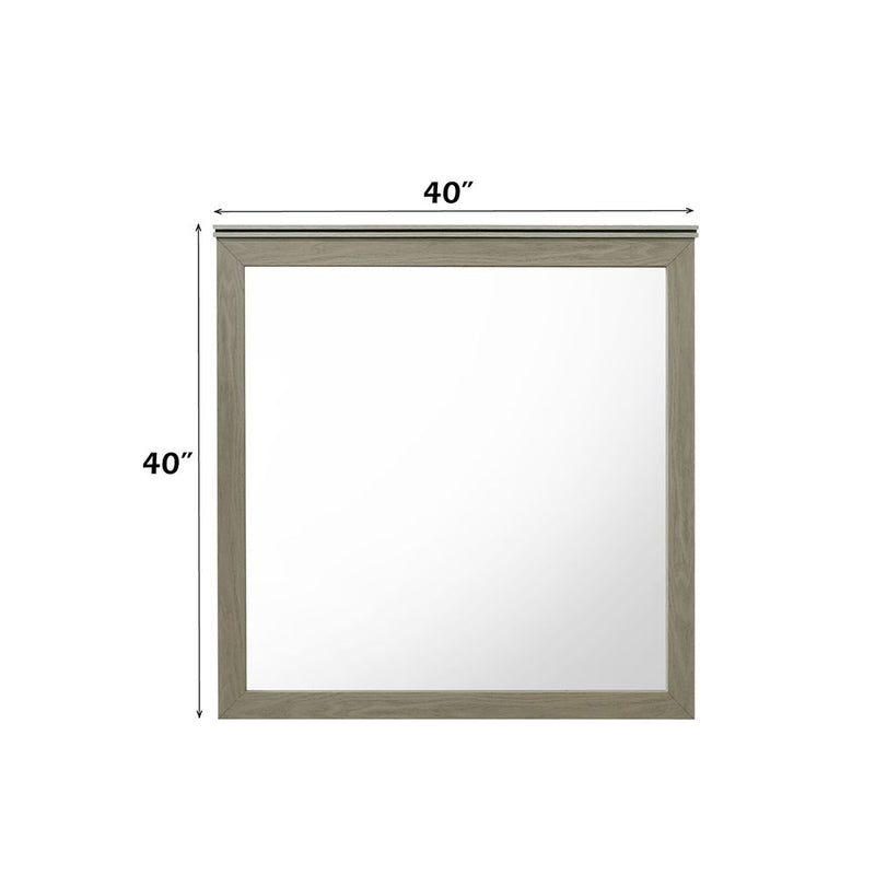 Joanna - Mirror - Weathered Gray - R&R Furniture Gallery (Fountain Valley, CA)