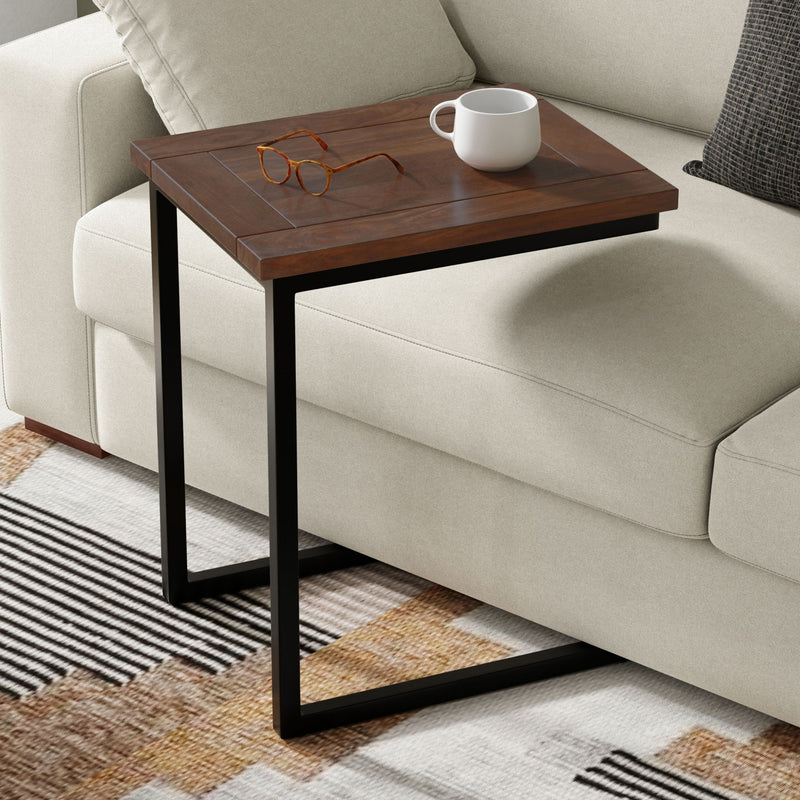 Skyler - C-Side Table - Walnut Brown - R&R Furniture Gallery (Fountain Valley, CA)