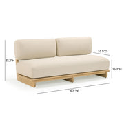 Reavan - Outdoor Lounge Sofa - Cream - R&R Furniture Gallery (Fountain Valley, CA)