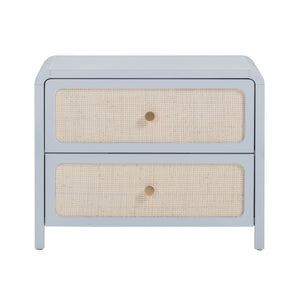 Patty - Rattan 2-Drawer Nightstand - R&R Furniture Gallery (Fountain Valley, CA)