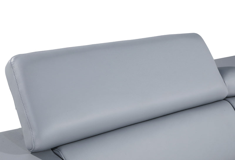 1140 - Top Grain Italian Leather Living Room Set - Black - R&R Furniture Gallery (Fountain Valley, CA)