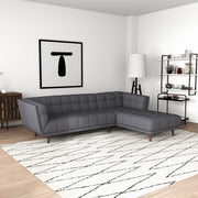 Addison - L Shape Sectional Sofa Tufted - R&R Furniture Gallery (Fountain Valley, CA)