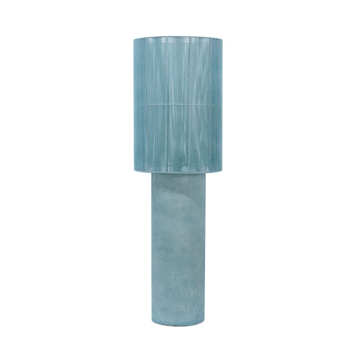 TOV Furniture Mondada concrete floor lamp with a minimalist design and cylindrical shape, standing on a flat base.