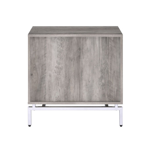 Cistus - Accent Table - Weathered Gray Oak & White - R&R Furniture Gallery (Fountain Valley, CA)