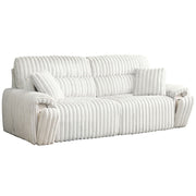 Jaya - Power Motion Sofa With Sleeper & USB Port - Mondo Gray Corduroy - R&R Furniture Gallery (Fountain Valley, CA)
