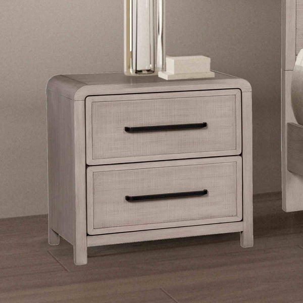 Nightstand w/ USB A-C, Gray Fog - FM79016AK-N