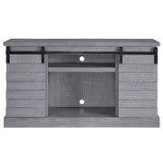 Amrita - TV Stand With Fireplace - Gray Oak - R&R Furniture Gallery (Fountain Valley, CA)