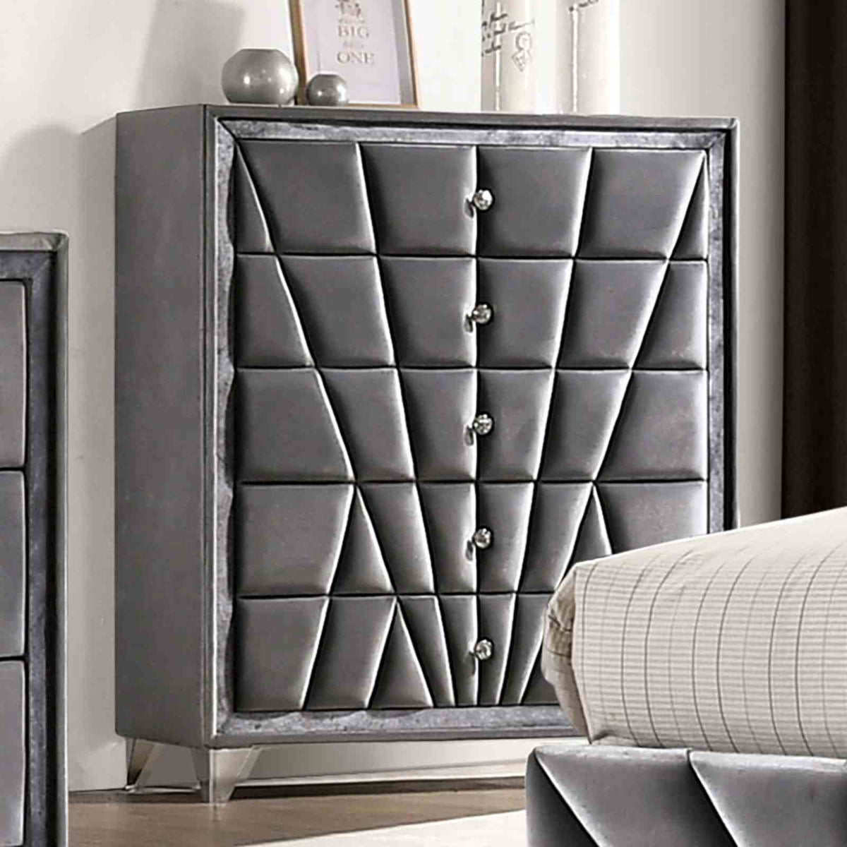 Carissa - Chest, Gray