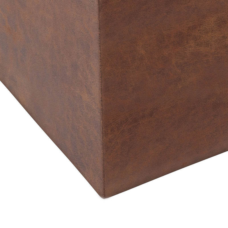 Rockwood - Upholstered Cube Storage Ottoman With Tray - R&R Furniture Gallery (Fountain Valley, CA)