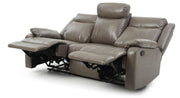 Contemporary three-seater reclining sofa by Glory Furniture with plush fabric and modern design for comfortable lounging.