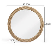 Midge - Rope Round Wall Mirror - R&R Furniture Gallery (Fountain Valley, CA)