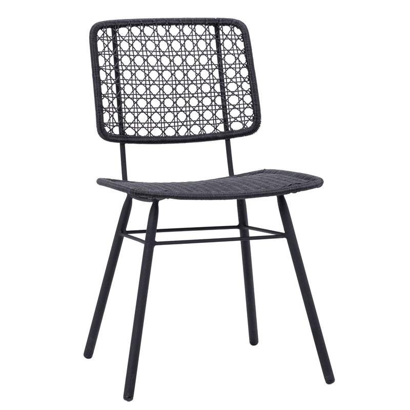 Manalo - Outdoor Dining Chair - Black And Black