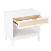 Blake - 1 Drawer Nightstand - White - R&R Furniture Gallery (Fountain Valley, CA)