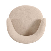 Austin - Boucle Swivel Chair - Cream - R&R Furniture Gallery (Fountain Valley, CA)