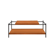 Oaken - Coffee Table - Honey Oak & Black - R&R Furniture Gallery (Fountain Valley, CA)