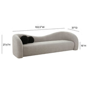 Leonie - Faux Shearling Sofa - R&R Furniture Gallery (Fountain Valley, CA)