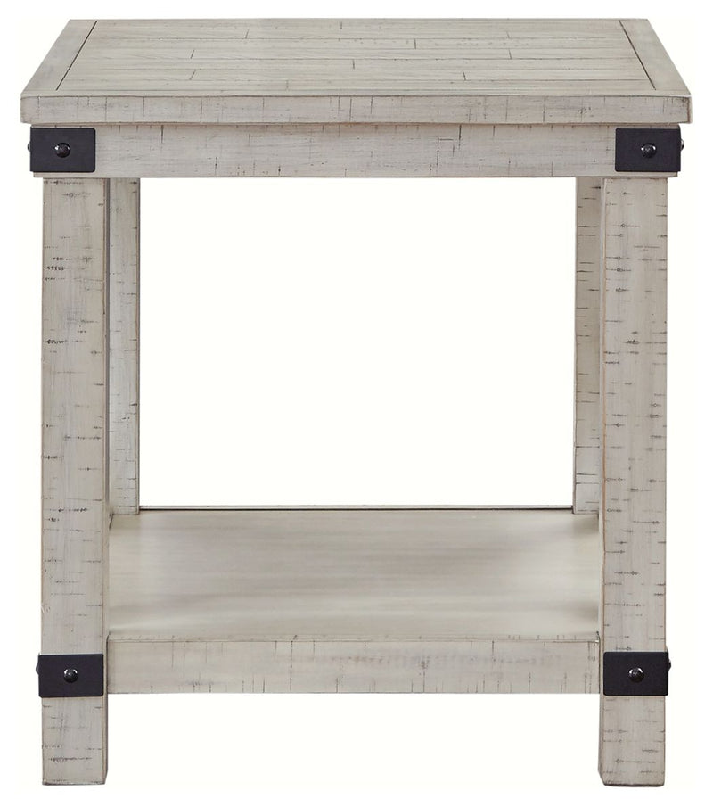 Carynhurst - Rectangular End Table - Whitewash - R&R Furniture Gallery (Fountain Valley, CA)