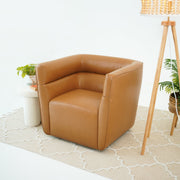 Callan - Swivel Chair - Tan - R&R Furniture Gallery (Fountain Valley, CA)