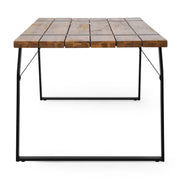Zora - Dining Table Industrial & Iron Table - Black - R&R Furniture Gallery (Fountain Valley, CA)