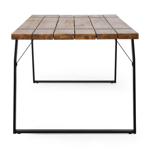 Zora - Dining Table Industrial & Iron Table - Black - R&R Furniture Gallery (Fountain Valley, CA)