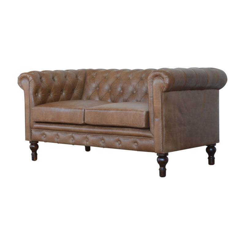 Buffalo - Chesterfield Sofa - Brown - R&R Furniture Gallery (Fountain Valley, CA)