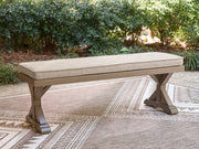 Laguna Heights - Bench With Cushion - Beige - R&R Furniture Gallery (Fountain Valley, CA)
