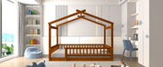 Bed House Bed Frame With Fence - R&R Furniture Gallery (Fountain Valley, CA)
