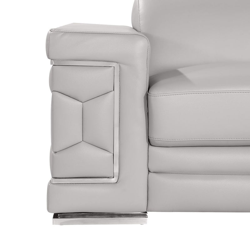 296 - Leather Sofa