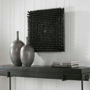 Uttermost Portside wood wall panel, rustic wall decor with textured wooden planks for stylish interior accent.