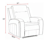 Armstrong - Power Recliner With Heat, Massage And Auto-Glide - R&R Furniture Gallery (Fountain Valley, CA)