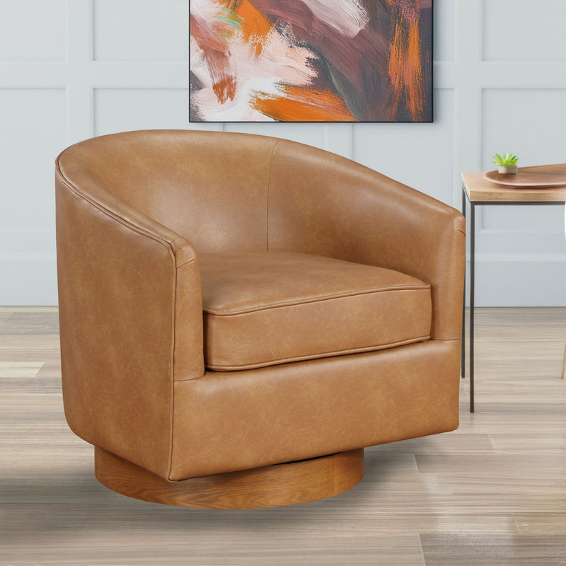 Maisy - Barrel Swivel Chair - R&R Furniture Gallery (Fountain Valley, CA)