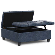 Harrison - Upholstered Coffee Table Storage Ottoman - R&R Furniture Gallery (Fountain Valley, CA)