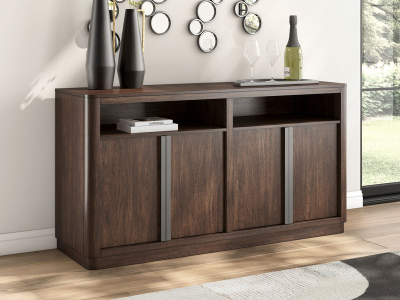 Dilenno - Dining Room Server - Dark Brown - R&R Furniture Gallery (Fountain Valley, CA)