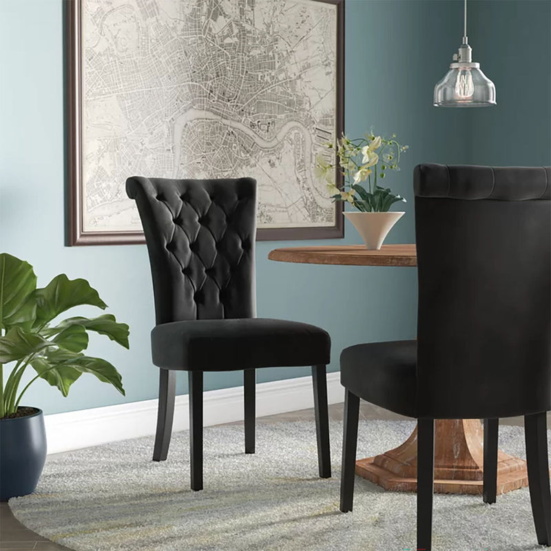Charlotte - Dining Chair - Black - R&R Furniture Gallery (Fountain Valley, CA)