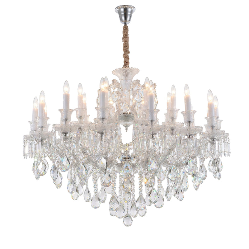 Michael Amini Lighting - Chambord 25-Light Traditional Crystal Chandelier - Clear