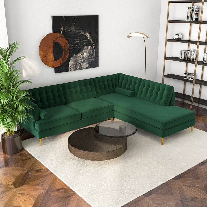 Brooke - Modern Design Sectional Sofa - R&R Furniture Gallery (Fountain Valley, CA)